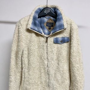 Pendleton Faux Sherpa Fuzzy Flannel Jacket